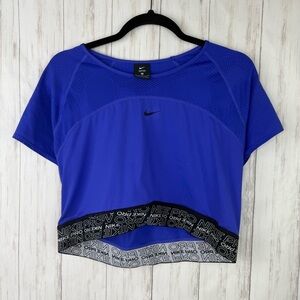 Nike Pro Purple Blue Short Sleeve Tee XL